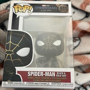 Spider-Man Black & Gold Suit Funko Pop